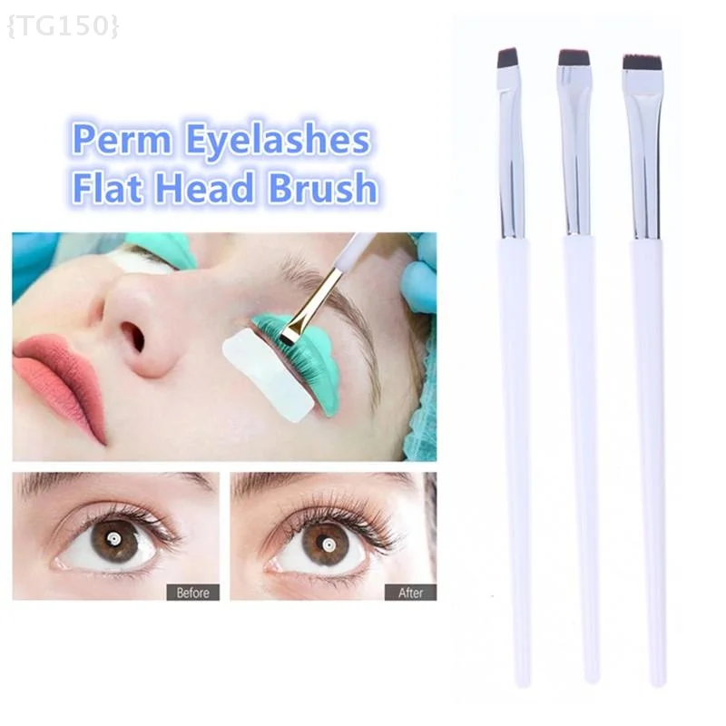 1개 플랫 헤드 래쉬 펌 브러시, 전문 속눈썹 라미네이션 및 리프팅 도구 {ZYAT-1}