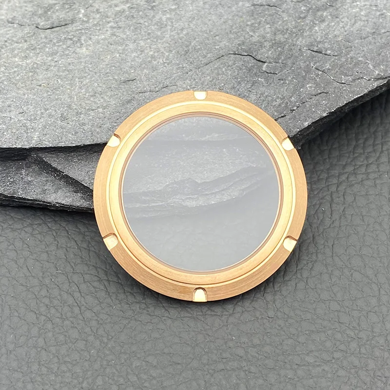 Enhanced Transparent Glass Sapphire Caseback for Automatic Movement Watch Cases