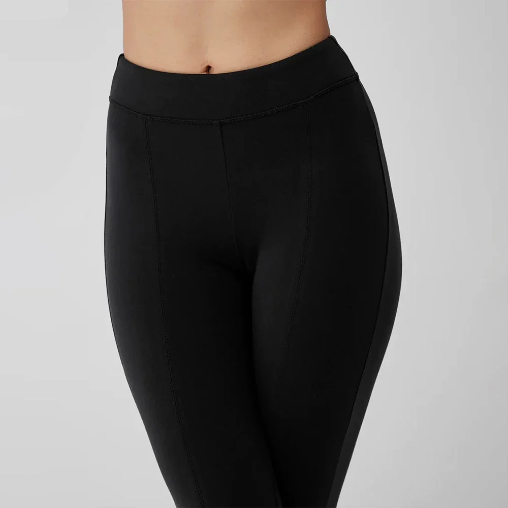 Yoga Flared Pants Slit Hem High-waist Legging Yoga Pants Fitness Appear Thin Casual Dance Wide Leg Micro Horn Tracksuit Pants