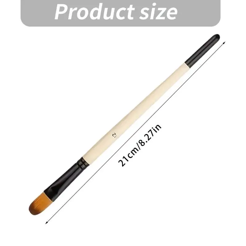 36Pcs 나무 손잡이 그림 브러시 예술가 초보자를위한 부드러운 나일론 Bristles 페인트 브러시 오일 수채화 아크릴 그림 D2RC