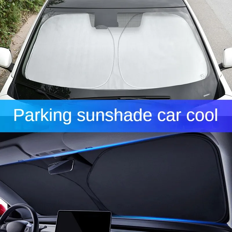 Front windshield cover sun-proof car summer general folding receive car visor 1pcs