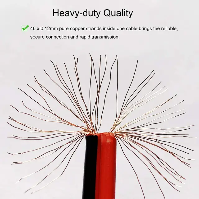 Cavi Pigtail DC 5.5x2.1mm - 20 Pezzi Maschio/Femmina Per Alimentazione CCTV E LED | 12V 5A