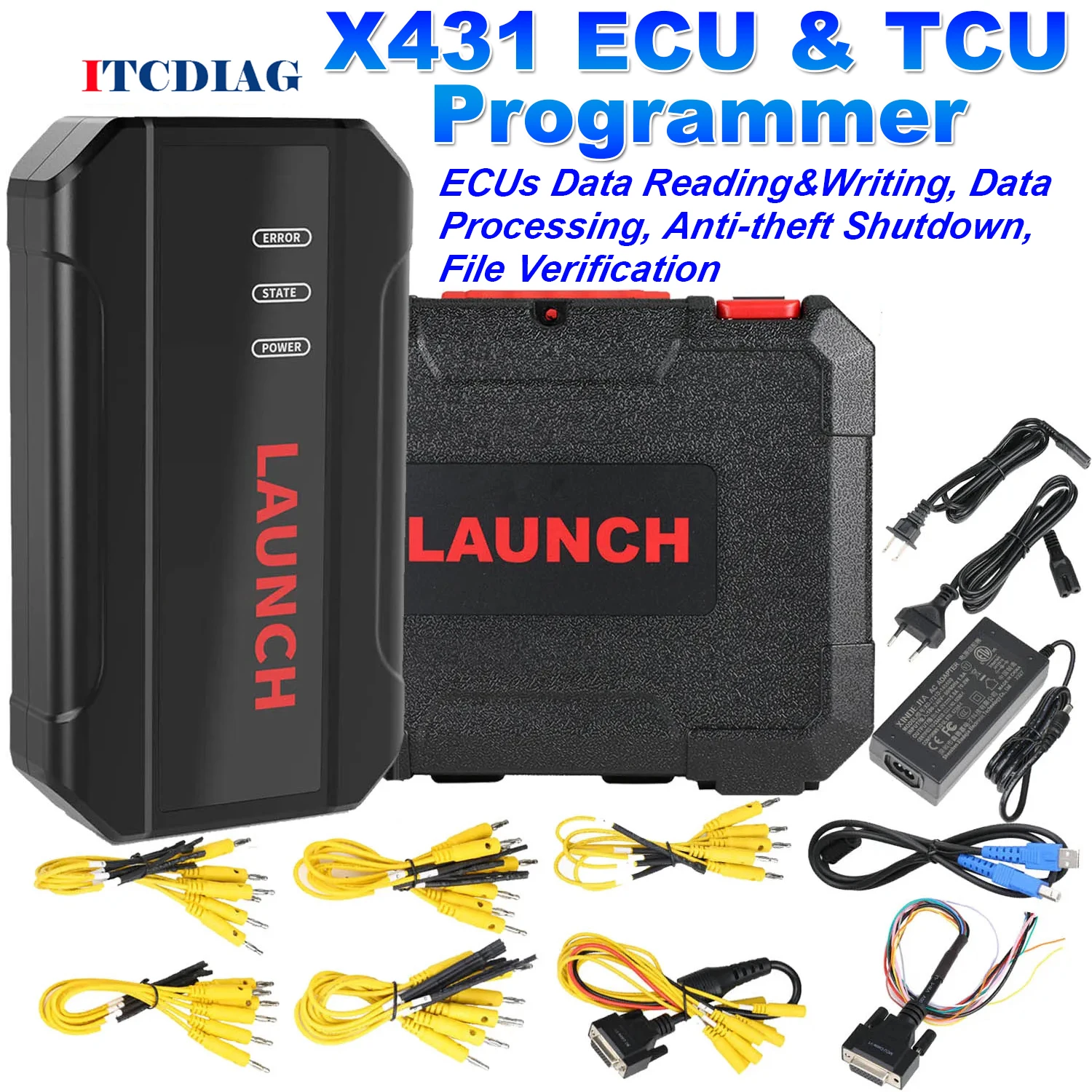Launch X431 Ecu & Tcu Programmer Support Ecu Read And Write Standalone Supporta La Correzione Del Checksum Immo Off Pc Version