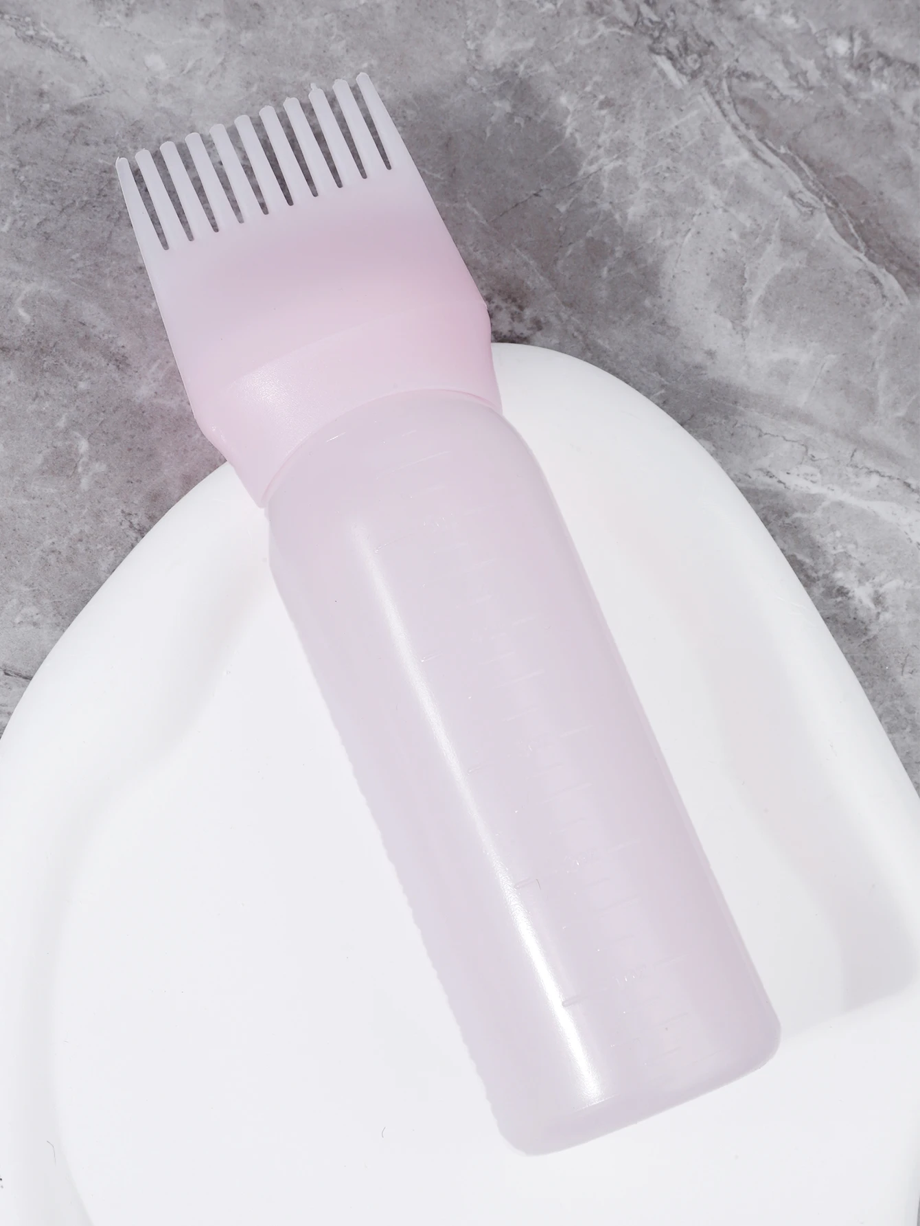 Hair Dye Refillable Bottle Applicator Comb Multicolor Plastic Dispensing Salon Oil Hair Coloring Hairdressing Styling Tool