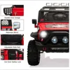 2 Seater Kids Ride on Truck Car, 12V Battery Powered Electric Vehicle for Kids w/Remote, Spring Suspension, LED Light, 3 Speeds 3