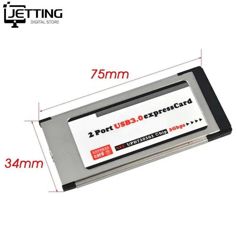 USB 3.0 Expansion Card PCI Express To USB 3.0 2 Port Adapter 34mm Express Converter For Laptop Notebook ssd adapter card,pcie adapter card,pcie expansion card,pcie usb adapter card