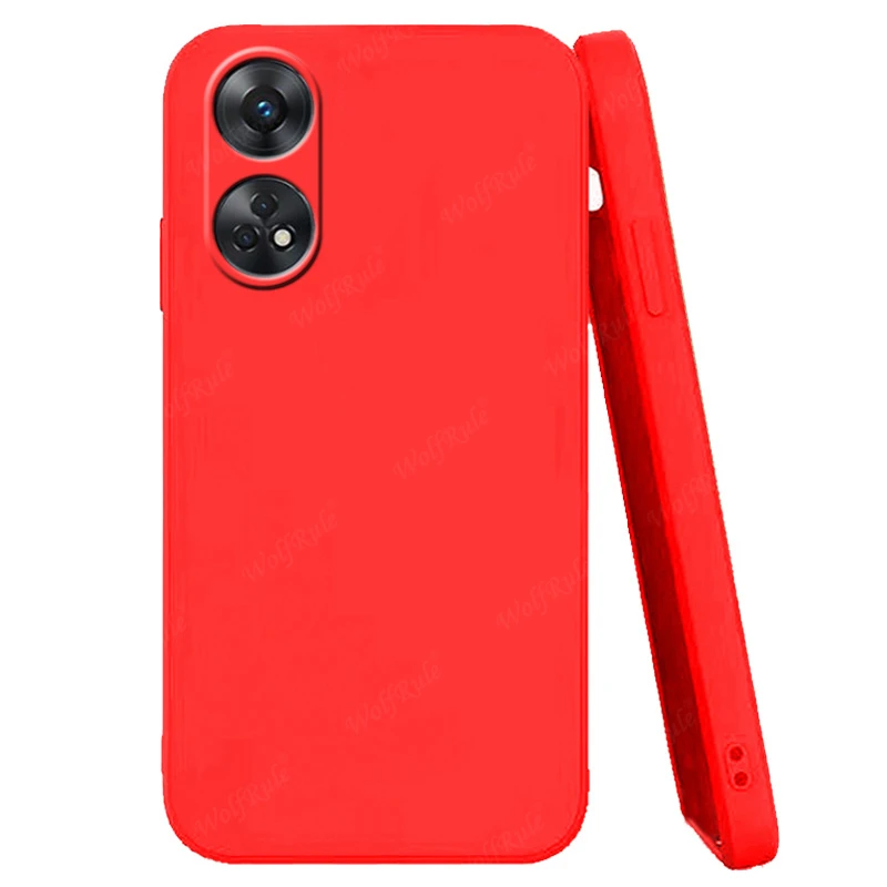 XINYEXIN Cover per Oppo Reno8 T/Reno 8T, Traslucida Custodia Antiurto Antigraffio con Supporto Anello a 360°, PC + TPU Bumper Case - Army Green