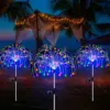 Super Bright 420LED Solar Fireworks Lights 8 Lighting Mode Outdoor Solar LED Light 300/200/60LED Lawn Lamp For Garden Decoration 5