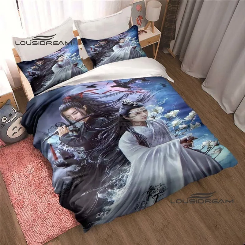 The Untamed Drama Bedding Set 3D Printing xiao zhan Home Decoration Boy Girl King Size Bedding Set Quilt Cover Pillowcas 3