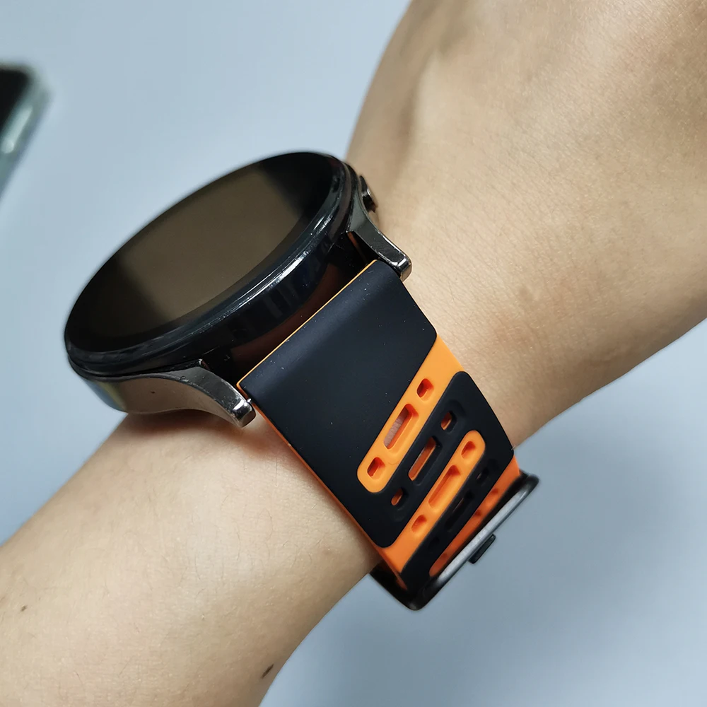 22mm Silikonarmband für HUAWEI WATCH GT 6 5 4 Pro 46mm Band Amazfit Balance 2/Active Max 48mm/GTR 4 3 2e Armband Weiches Armband – Detail 6
