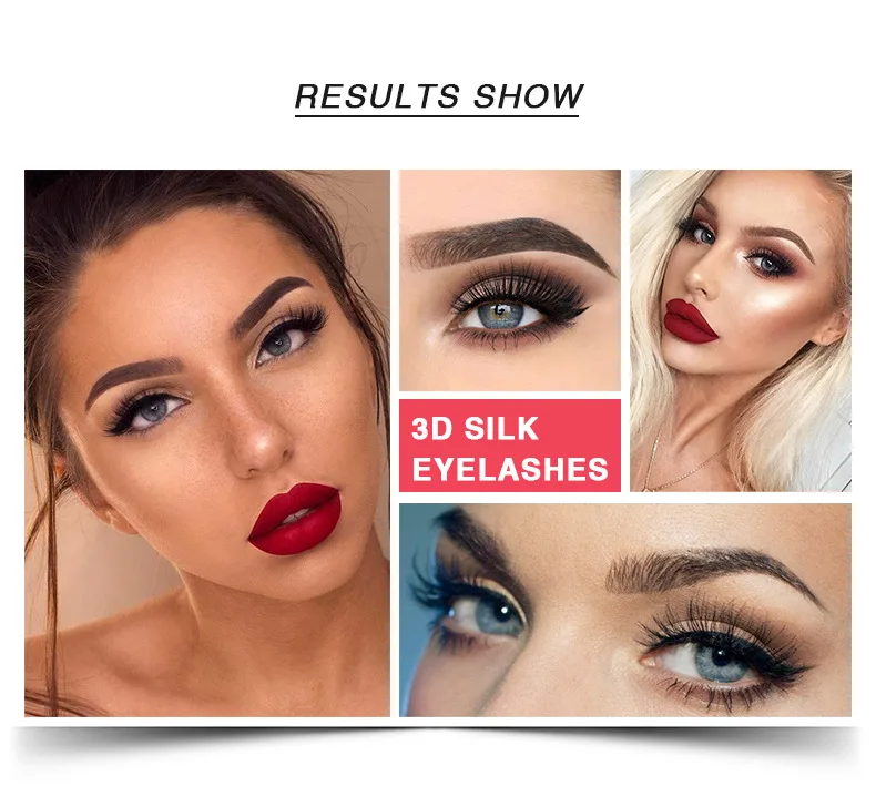 Description Picture 2 of item8pcs Magnetic False Eyelashes kit Makeup 3D False Eyelashes,Natural Voluminou Reusable False Eyelashes Makeup Tools for Beginner