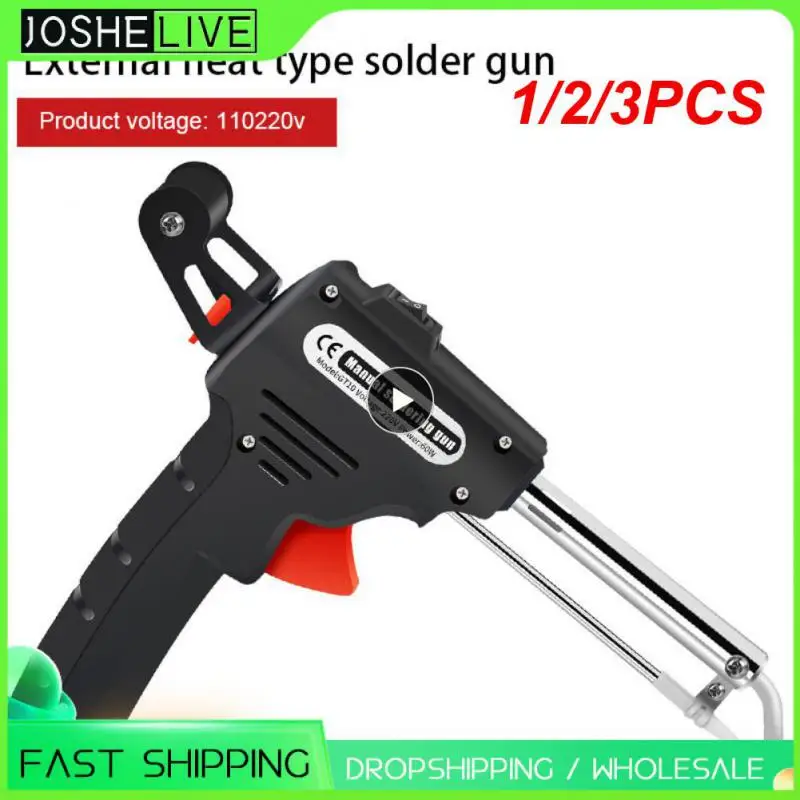 

1/2/3PCS Automatically Soldering Gun 110V/220V 60W US/EU Plug Hand-Held Internal Heating Automatically Send Tin Gun Welding