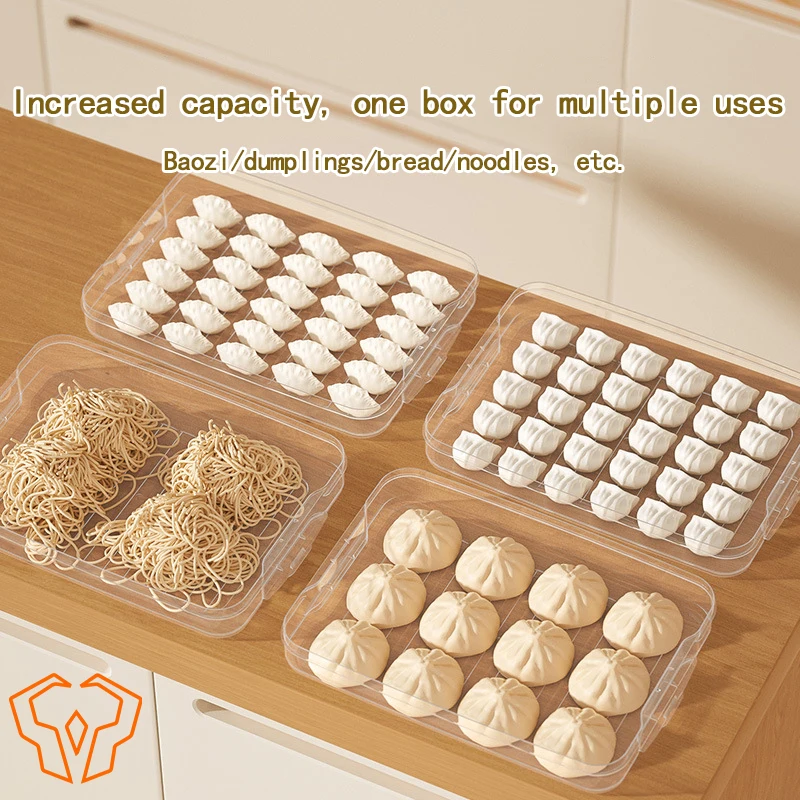Multi Layered Dumpling Box Household Food Grade Frozen Egg Fresh Frozen Refrigerator Storage Kitchen Summer container 3