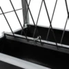 Livestock Feed Trough, 2-in-1 Grain& Hay Feeder for Goats Sheep, Large Capacity Feed Trough 100*65*85cm for Farms, Yards