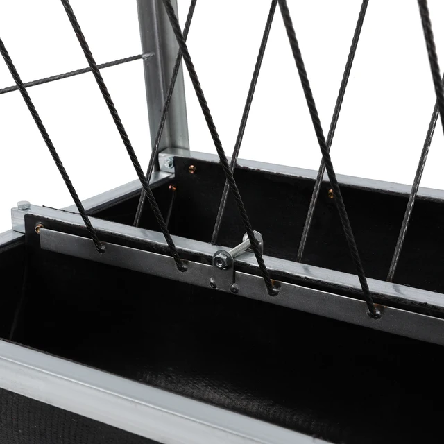 Livestock Feed Trough, 2-in-1 Grain& Hay Feeder for Goats Sheep, Large Capacity Feed Trough 100*65*85cm for Farms, Yards