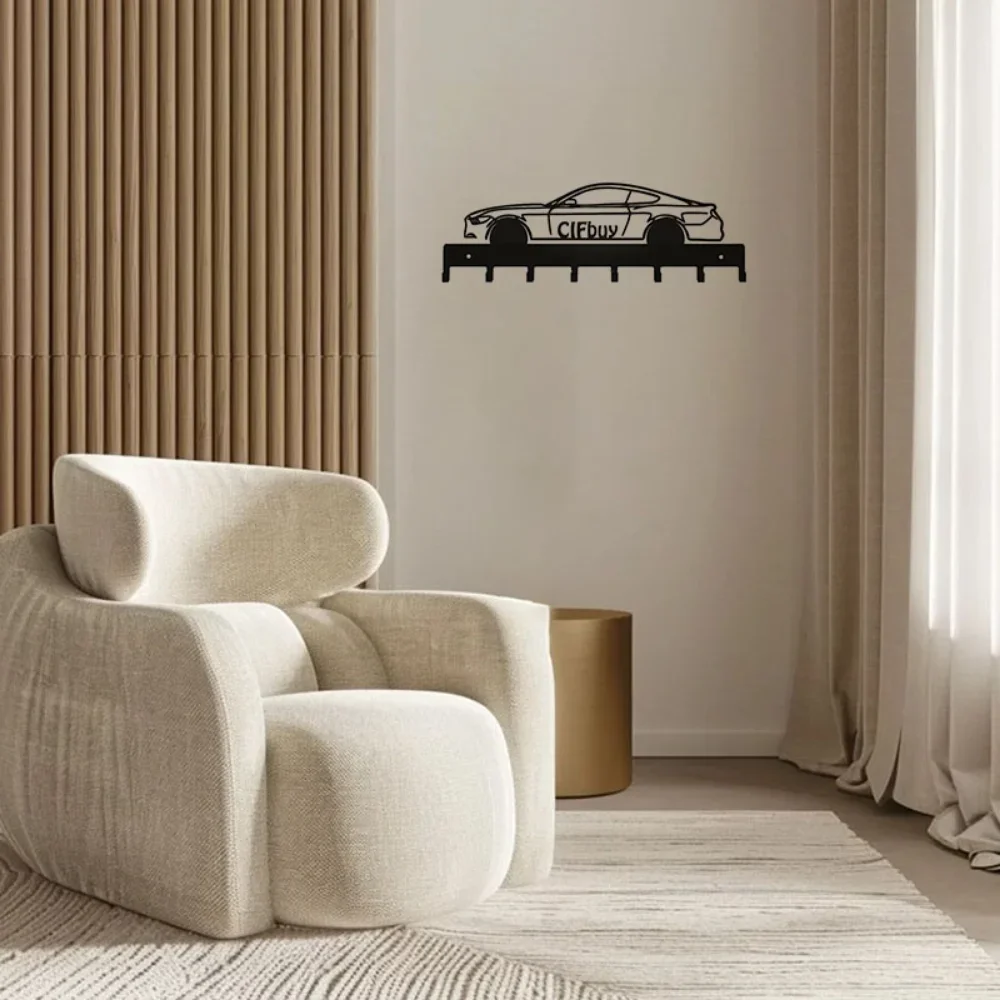 1pc Artistic Decorative Accessories 1pc Racing Car Key Holder Wall Mount for Exquisite Charm 5