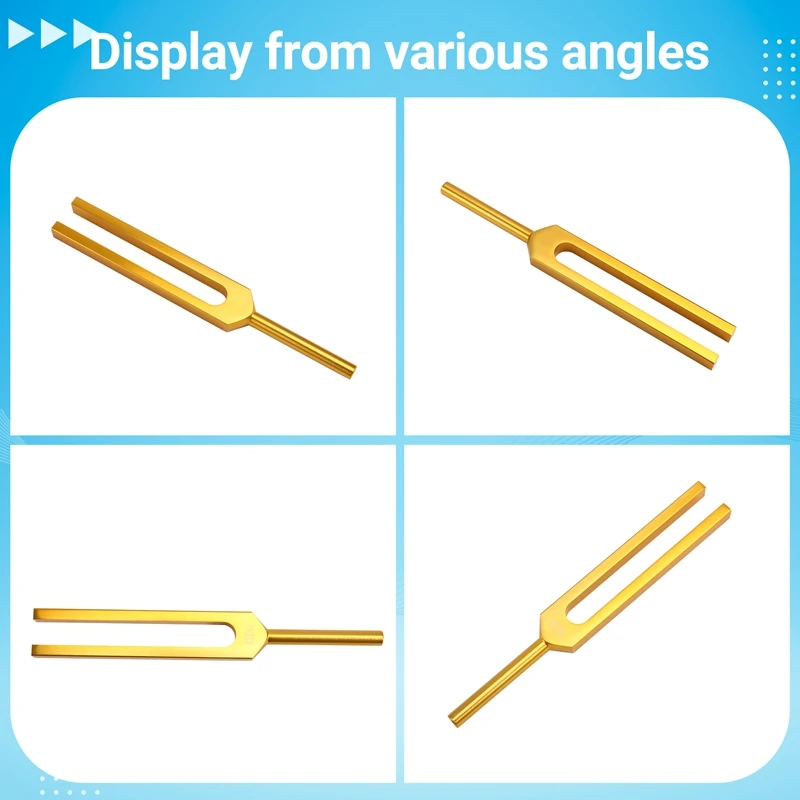 AT35 432Hz Tuning Fork For Healing Mental Relaxing Chakra Strengthen Stress Relieve,Aluminum Alloy Tuning Fork 6