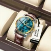 POEDAGAR Luxury Business Men Watch Waterproof Luminous Week Date Man Wristwatch High Quality Leather Sports Men's Quartz Watches