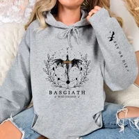 2025 Women's Fall/Winter Hoodie Fourth Wing Sweatshirt Basgiath War College Dragon Knight Hoodie Fantasy Gift unisex Pullover - Image 4