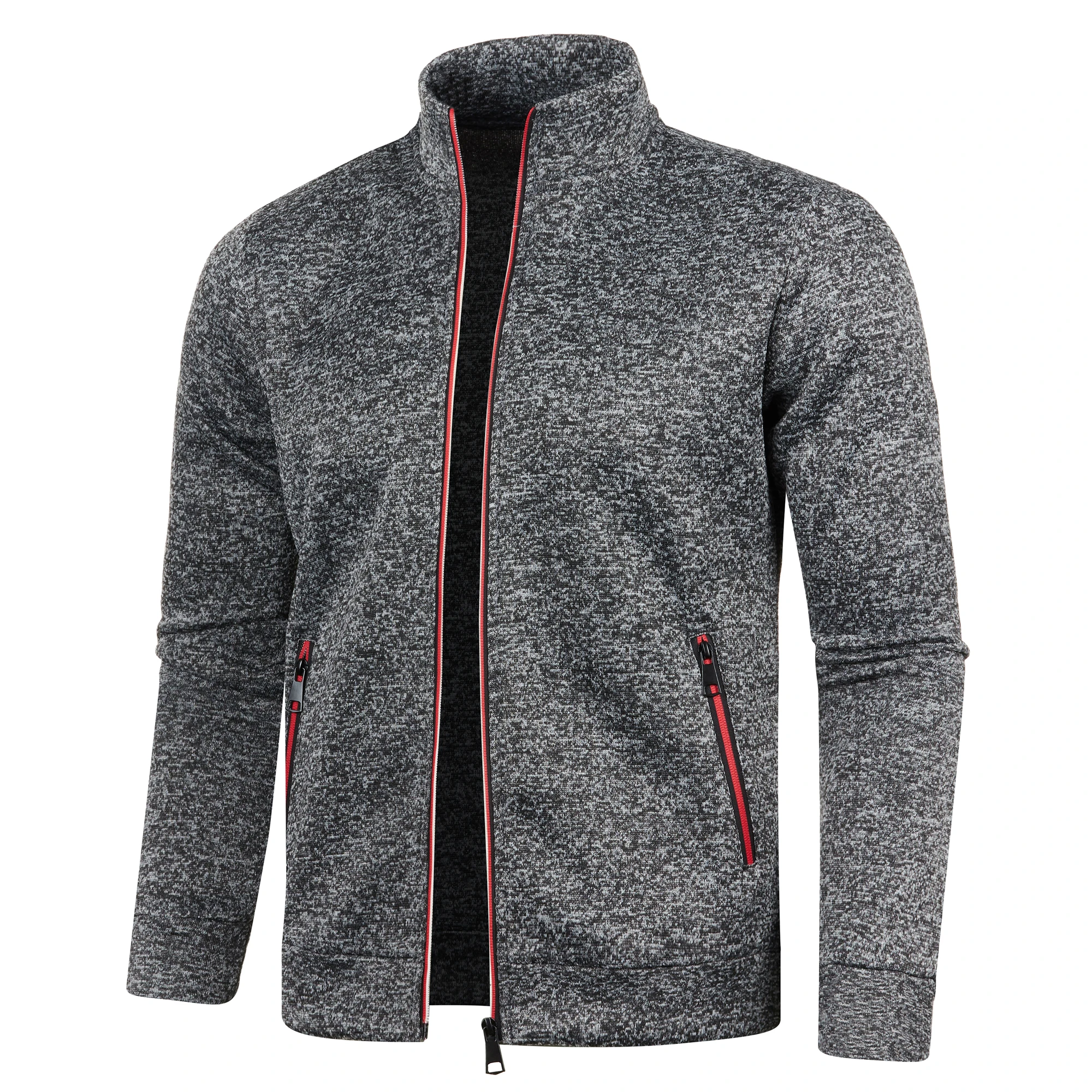 Autumn/winter Men's top Jacket Men's long zip sleeve jacket 3