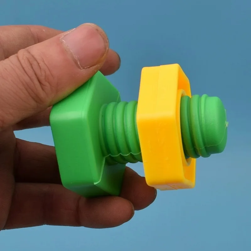 Plastic Nuts And Bolts Kids Screw Building Blocks Fine Motor Skills Montessori Educational Toys