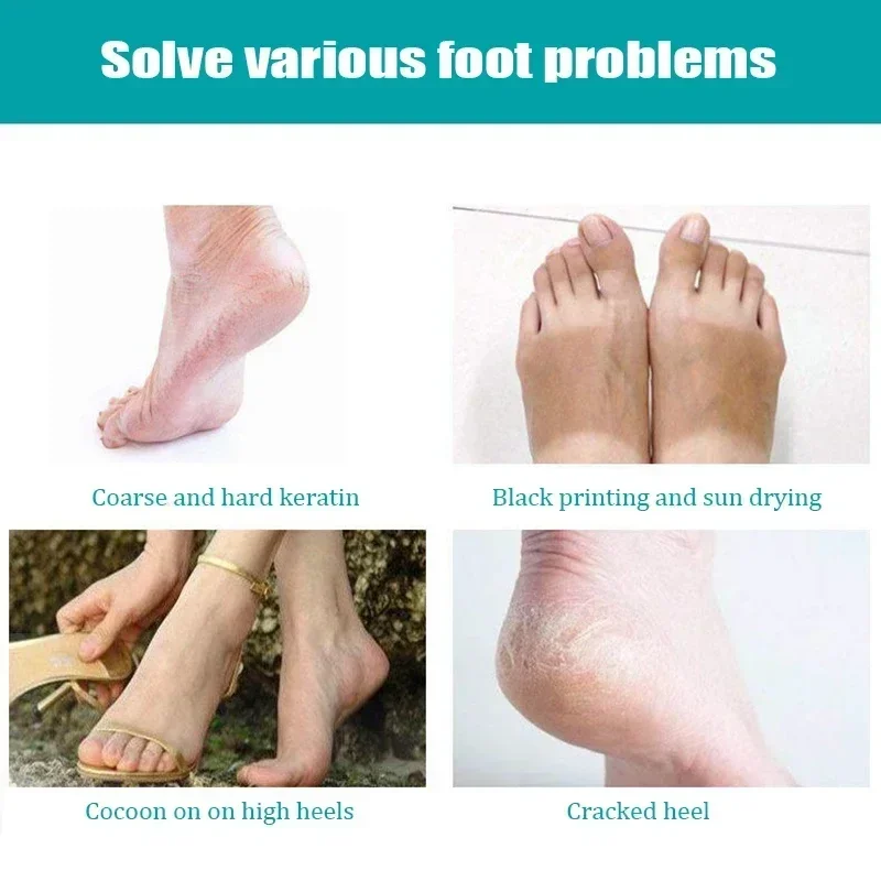100pc Disposable Moisturizing Foot Socks Hand for Dry Cracked Feet SPA Covers PE Plastic Film DIY Soothing Massage Pedicure Care