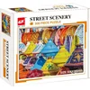 36*50.8cm Paper Jigsaw Puzzle 500pcs Morocco Street Scenery Landscape Painting Creative Adult Stress Relief Christmas Gifts 1