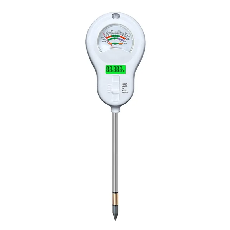 [LXYA68Z] 습도, 비옥도, 온도 및 pH 테스트 토양 측정 키트 6-in-1 정원 도구 측정용