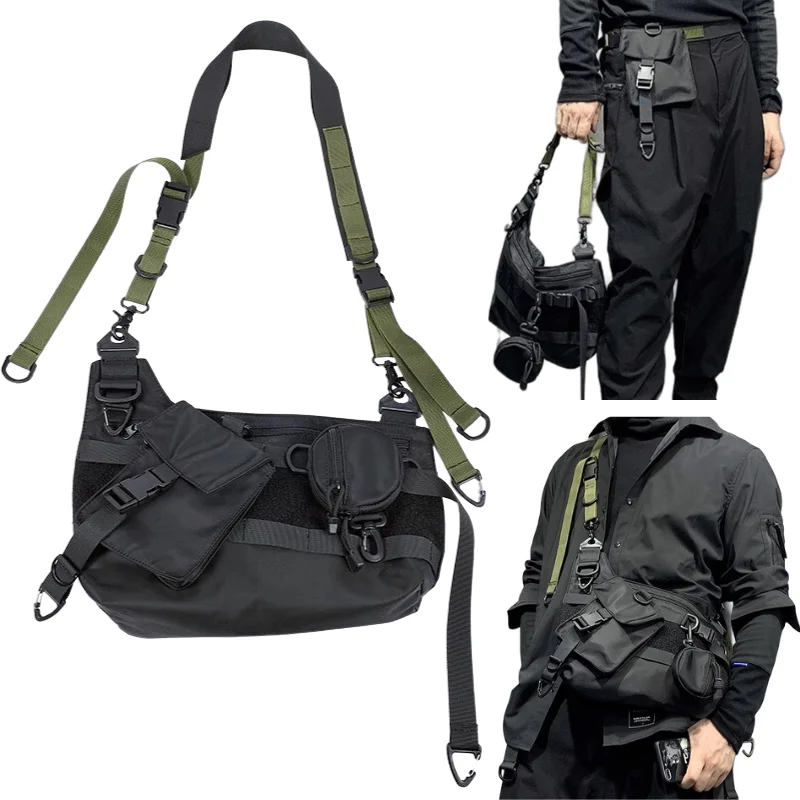 【NONCODE】Rayng Chain Messenger Shoulder Bag Amazon.com: Techwear Crossbody Messenger Bag Japanese