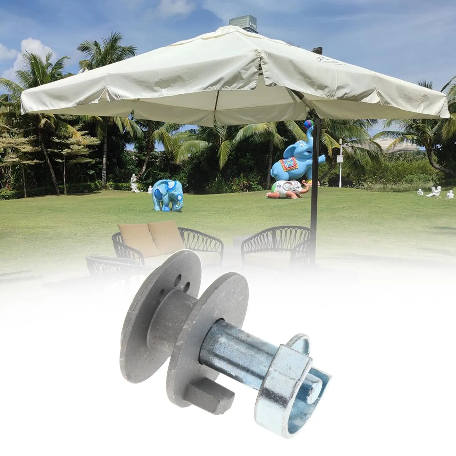 Patio Umbrella Accessories Metal Parts Parasol Heavy Duty Outdoor Umbrella Accessories for Outdoor Beach Patio Balcony Courtyard Patio Umbrella Accessories Metal Parts Parasol Heavy Duty Outdoor Umbrella Accessories for Outdoor Beach Patio Balcony Courtyard