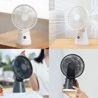 Portable Desk Fan 3600mAh rechargeable USB table fan ventilator 5 speeds Quiet Powerful Wind Natural Breeze for Home office Camp 2