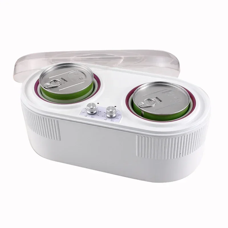 Professional Beauty Salon Can Wax Use 450+450g Double Pot Depilatory Wax Warmer Portable Hair Removal Pot Heater