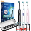 Rechargeable Electric Toothbrush Rotary Electric Tooth Brush for Adults Smart Tooth Brush Teeth Cleaner with 8 Soft Brush Heads 1