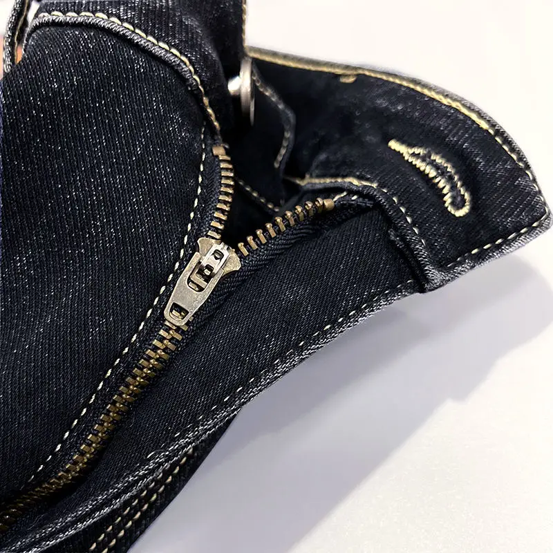 Fall Winter 2023 New Straight Loose Jeans Men Business Casual High Quality