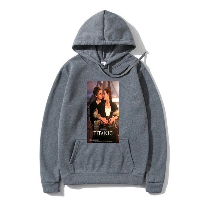 

Верхняя одежда, женская белая, все осенние XSO 2XL, ДиКаприо, Классическая кино, толстовка с капюшоном, Мужская теплая толстовка