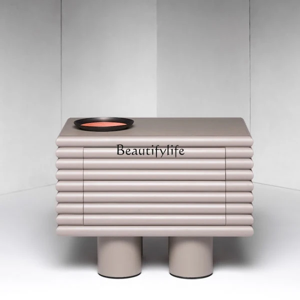 

Bedside Table Modern Minimalist Nordic Storage Cabinet Light Luxury