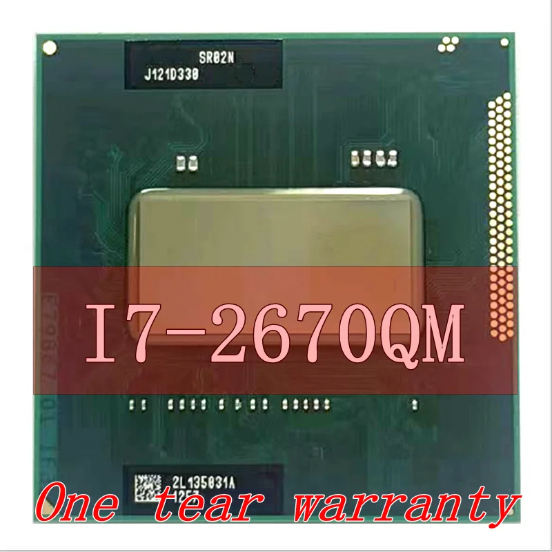 I7-2670qm I7 2670qm Sr02n 2.2 Ghz Quad-core Eight-thread Cpu Processor ...
