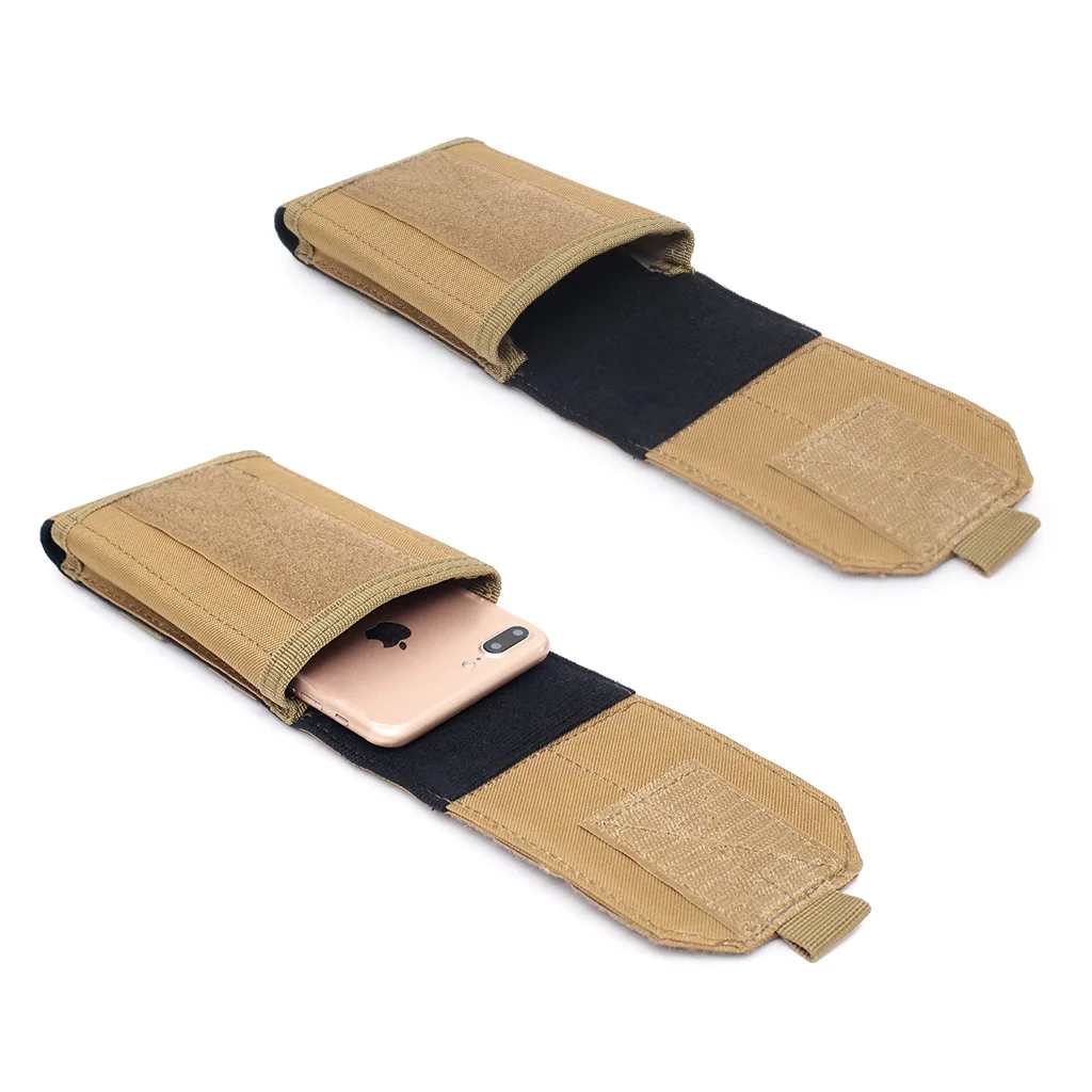 Nylon Outdoor Sports Phone Pouch Waist Pack for Hiking Hunting