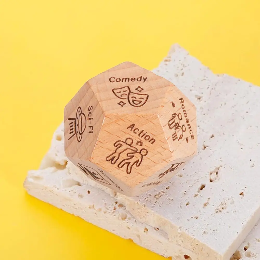 1pc Wood Movie Decider Dice Take Out Dice Funny Anniversary Date Night for Couples Date Night Ideas Valentines Day