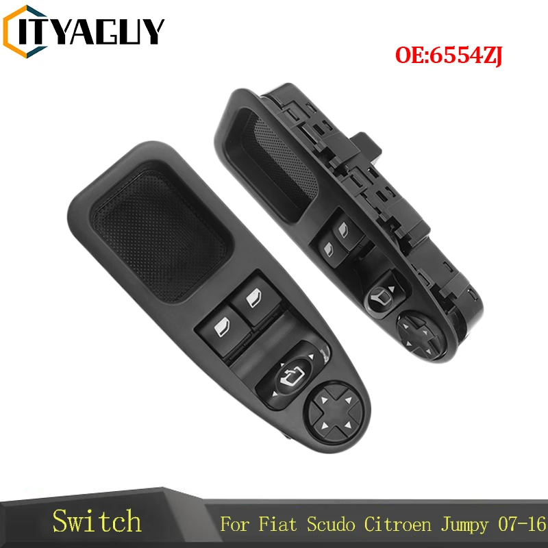 

Электрический выключатель стеклоподъемника 12/13 pin 6554.ZJ Power для Fiat Scudo Citroen Jumpy Dispatch Peugeot Expert Master 2007-2016