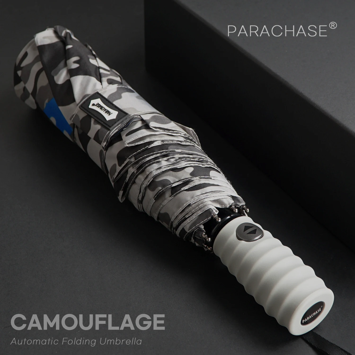 Parachase Outdoor Automatic Umbrella For Men Women Windproof Camouflage Big Rain Umbrella Strong Large Golf Umbrella Heavy Wind