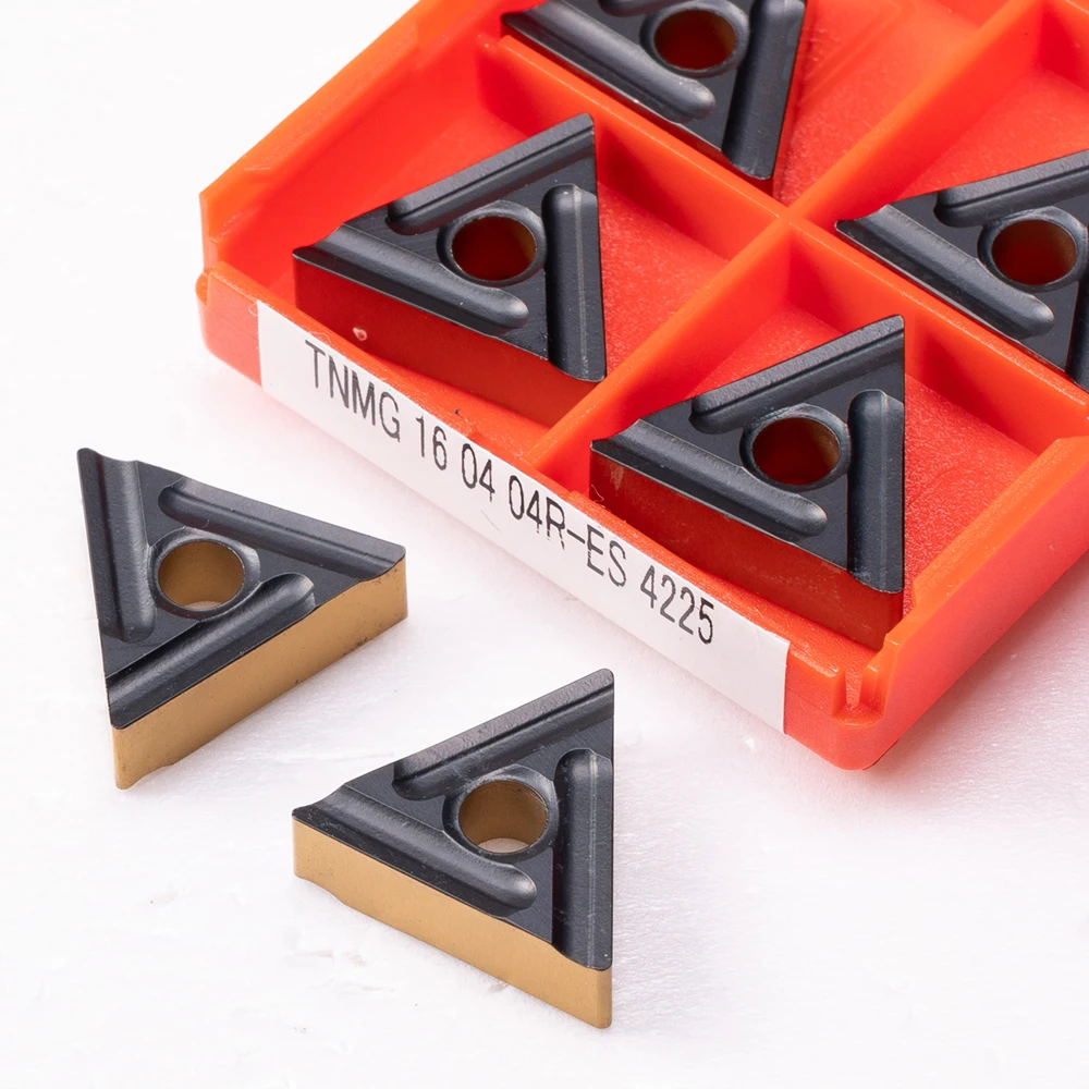 

TNMG160404R TNMG160404L ES4225 Carbide Inserts External Turning Tool High Quality Lathe CNC Cutting Insert Steel Processing