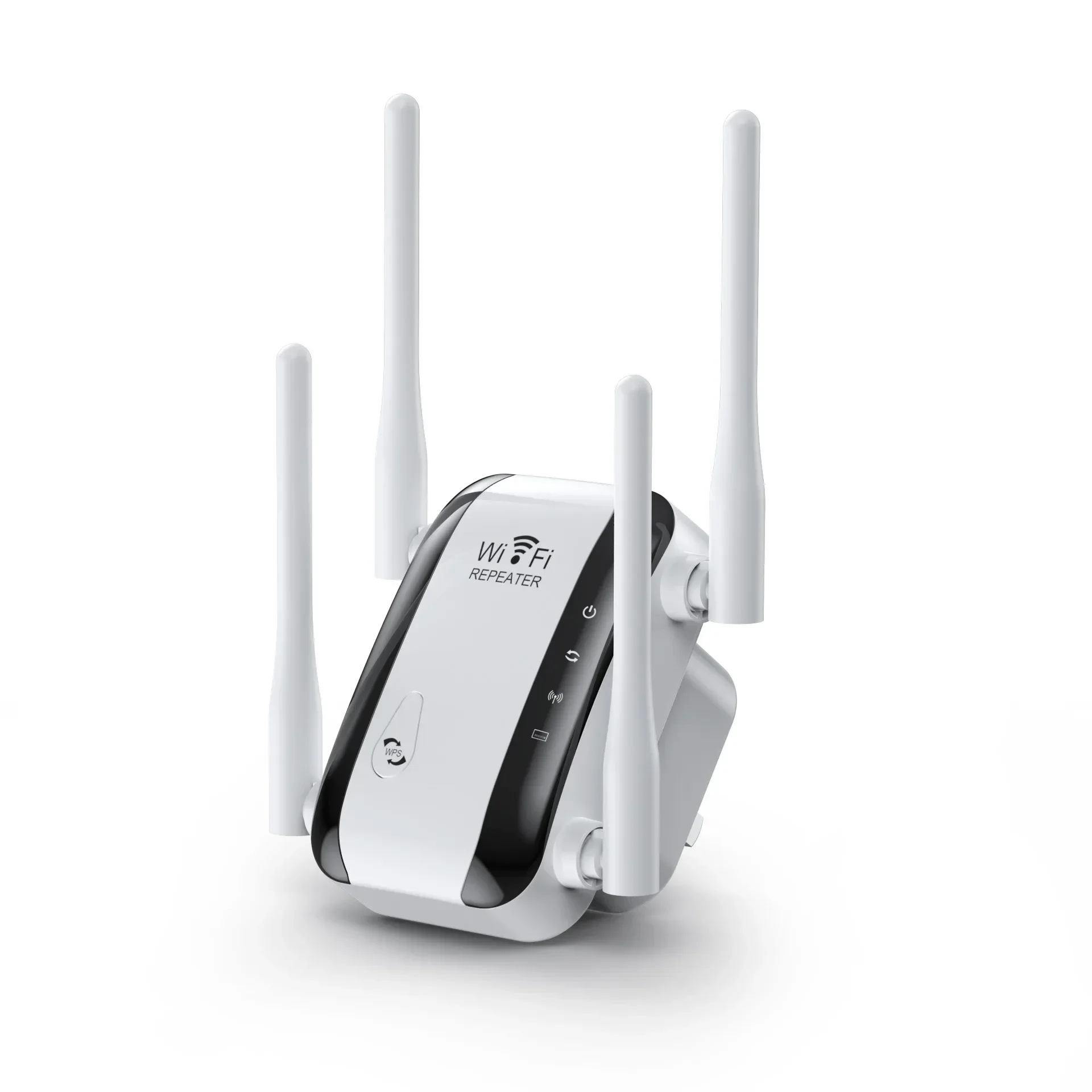 Wifi Repeater with antenna Wireless Signal Amplifier Extended Network Enhancer EU US Home Router 300m Through The Wall Bedroom - 6