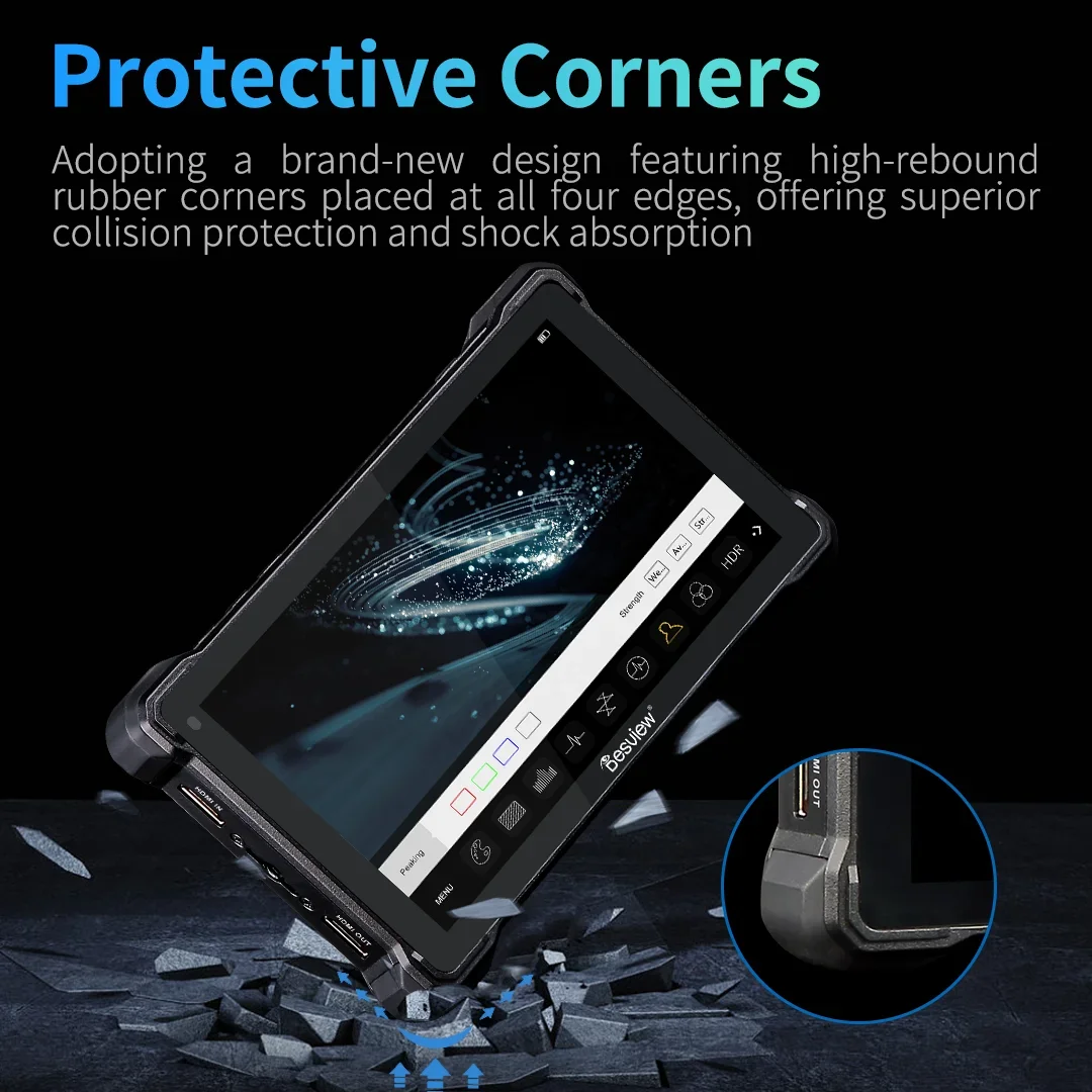 Desview Monitor R7SIII / R7III 7 Inch Touch Screen Camera Field 2800nits UHB Full HD IPS 178 View Angle 4K HDMI-compatiable