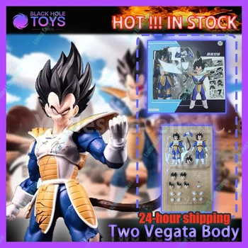 [IN STOCK] Black Hole Toys Dragon Ball SHF SSJ Super Saiyan Battle Suit Battle Damage Vegeta Son Goku Action Figures Models Toy