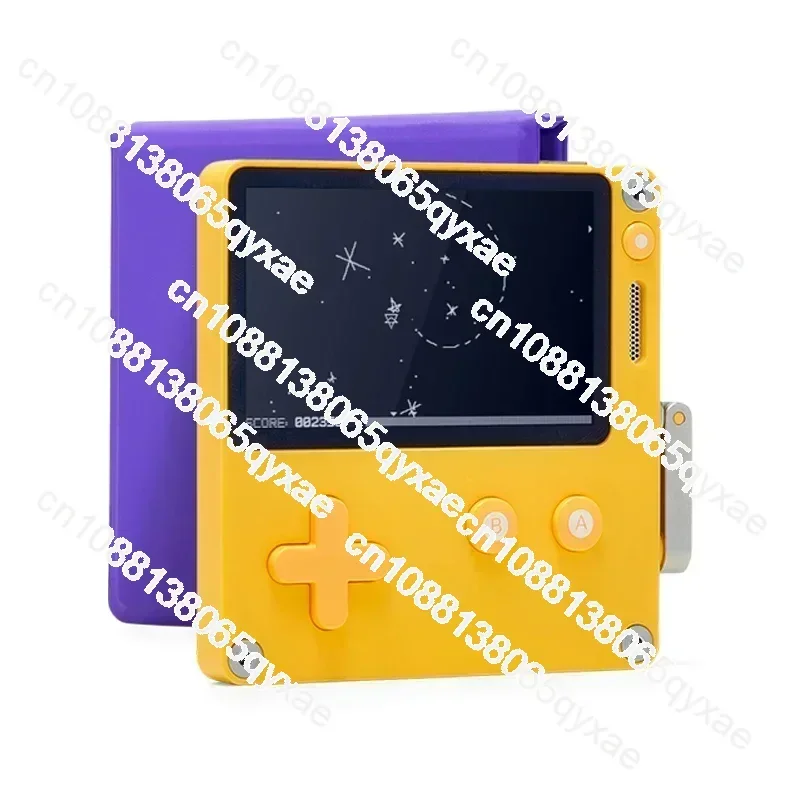 NEW 2.7-Inch Panic Playdate Retro Mini Hand-Cranked Creative New US Version Handheld Game Console With Games