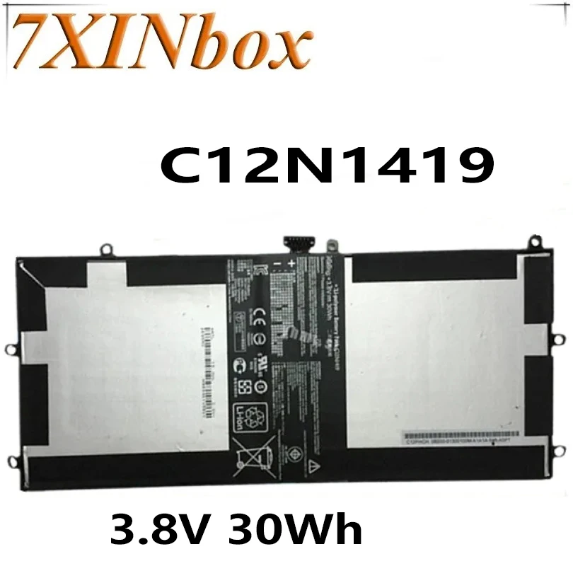 

7XINbox 3,8 V 30Wh оригинальный C12N1419 Аккумулятор для ноутбука Asus TRANSFORMER BOOK T100 CHI
