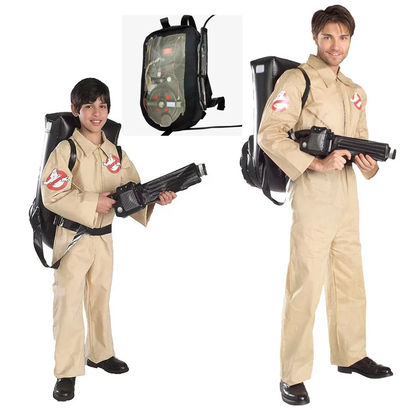MovieThemeGhostbusterCosplayKidsMensHalloweenCostumeSuitable