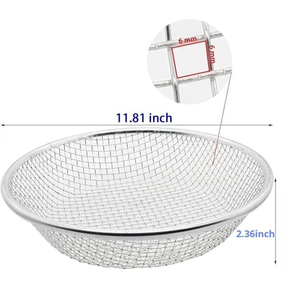 Tamis De Sol Jardinage 30cm - Tamis Pour Sable, Compost, Terre Et Pierres Avec 3 Tailles De Maille