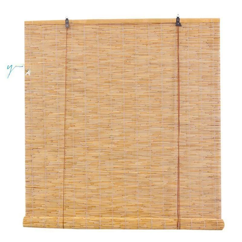 Rice St Door Curtain Outdoor Balcony Window ade Full Light Bloing Decorative Partition Bamboo Roller utter
